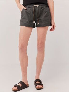 Pact Woven Twill Drawstring Short
